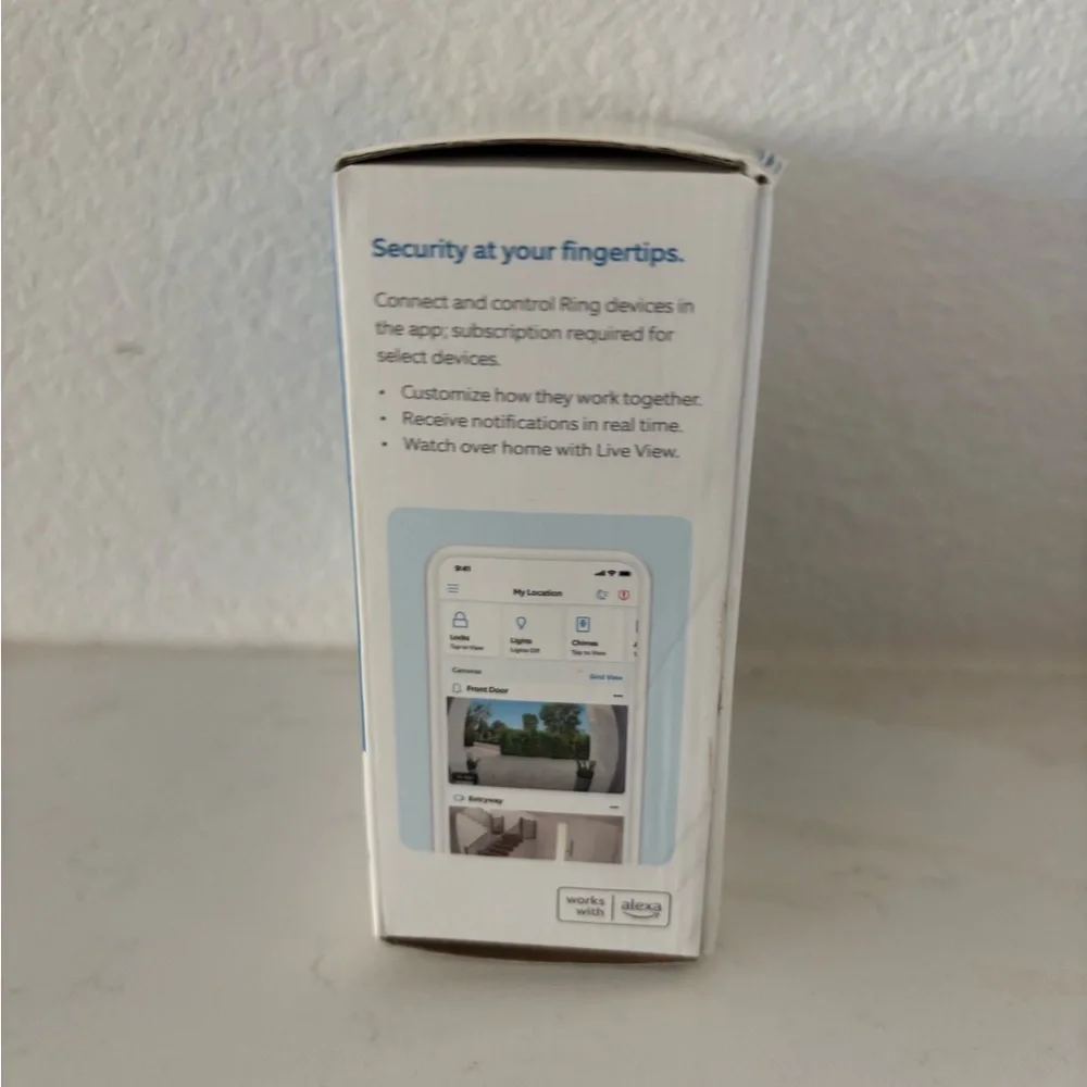 Ring Wired Doorbell Plus in Silver and Black